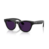 Ray-Ban Wearable x Meta Skyler RW4010 601/CH-52 Black / Clear to Amethyst Photochromic Lenses