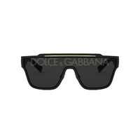 Dolce & Gabbana DG6125 501/M-35 Black / Dark Grey Tampo w D&G Silver Lenses