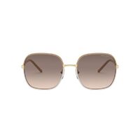 Prada PR67XS 09G3D0-58 Beige / Light Brown Gradient Light Grey Lenses