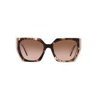 Prada PR15WSF 01R0A6-55 Tortoise Caramel w Powder / Brown Gradient Lenses