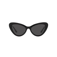 Prada PR13YS 1AB5S0-52 Black / Dark Grey Lenses