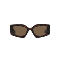 Prada PR15YS 2AU06B-51 Tortoise / Dark Brown Lenses