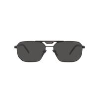 Prada PR58YS 1AB5S0-57 Black / Dark Grey Lenses