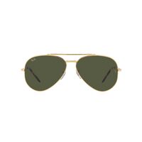 Ray-Ban RB3625 919631-58 New Aviator Legend Gold / Green Lenses