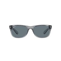 Ray-Ban RB2132 64503R-55 New Wayfarer Transparent Grey / Dark Blue Polarised Lenses