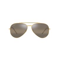 Ray-Ban RB3625 9196G5-58 New Aviator Legend Gold / Brown Gradient Mirror Chromance Polarised Lenses