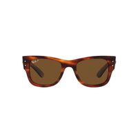 Ray-Ban RB0840S 954/57-51 Mega Wayfarer Striped Havana / Brown Polarised Lenses