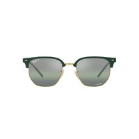 Ray-Ban RB4416 6655G4-53 New Clubmaster Green On Gold / Silver Green Mirror Chromance Polarised Lenses