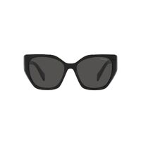 Prada PR19ZS 1AB5S0-55 Black / Dark Grey Lenses