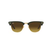 Ray-Ban RB2176 136885-51 Clubmaster Folding Green On Arista / Brown Gradient Lenses