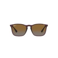 Ray-Ban RB4187 6593T5-54 Chris Transparent Brown / Brown Gradient Polarised Lenses