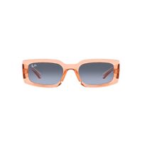 Ray-Ban RB4395 66868F-54 Kiliane Transparent Orange / Blue Grey Gradient Lenses