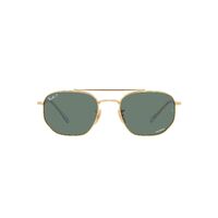 Ray-Ban RB3707 001/O9-57 Gold / Grey Polarised Lenses