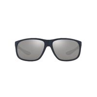 Emporio Armani EA4199U 5088Z3-65 Matte Blue / Grey Mirror Silver Polarised Lenses