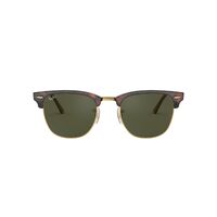 Ray-Ban RB3016 W0366-55 Clubmaster Tortoise On Gold / Green Classic G-15 Lenses