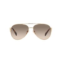 Prada PR73ZS ZVN3D0-58 Pale Gold / Light Brown Gradient Light Grey Lenses