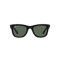 Ray-Ban RBR0502S 6677VR-53 Wayfarer Reverse Black / Green Classic G-15 Lenses