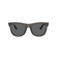 Ray-Ban RBR0502S 6707GR-53 Wayfarer Reverse Transparent Dark Grey / Dark Grey Lenses