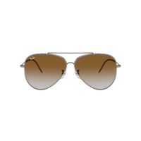 Ray-Ban RBR0101S 004/CB-62 Aviator Reverse Gunmetal / Brown Gradient Lenses