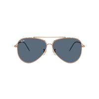 Ray-Ban RBR0101S 92023A-62 Aviator Reverse Rose Gold / Blue Lenses