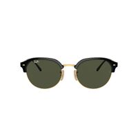 Ray-Ban RB4429 601/31-53 Black On Gold / Green Lenses