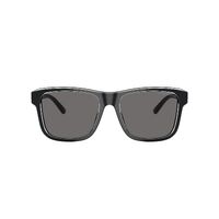 Emporio Armani EA4208 605187-56 Shiny Black w Top Crystal / Dark Grey Polarised Lenses