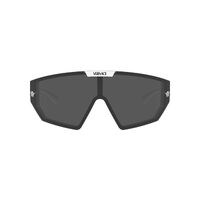 Versace VE4461 314/87-47 White / Dark Grey & Silver Mirror Lenses