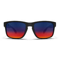 Blenders Canyon 807 FG 55 City Drifter Matte Rubberised Black / Rainbow Mirror Polarised Lenses