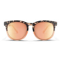 Blenders H Series 07U 0F 54 Heart Rush Matte Tortoise and Peach / Champagne Mirror Polarised Lenses