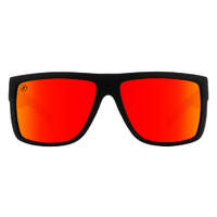 Blenders Ridge 807 0I 58 Sunni Blaze Matte Black / Red Mirror Polarised Lenses