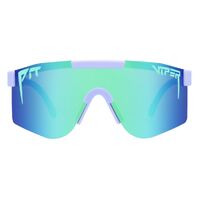 Pit Viper The Moontower Double Wide Lilac w Teal / Blue Green Mirror Polarised Lenses