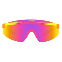 Pit Viper The Italo SkySurfer Yellow & Pink / Pink Purple Mirror Polarised Lenses