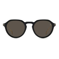 David Beckham DB 1098/S 2M2 IR 49 Black Gold / Grey Lenses