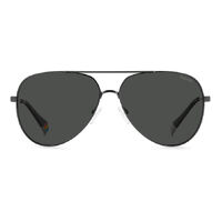 Polaroid PLD 6187/S KJ1 M9 60 Dark Ruthenium / Grey Polarised Lenses