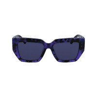 Calvin Klein Jeans CKJ23608S 238-54 Violet Havana / Solid Blue Lenses