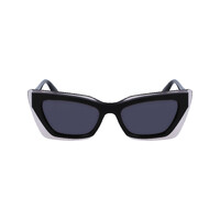 Calvin Klein Jeans CKJ23656S 001-52 Black Crystal / Solid Grey Lenses