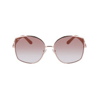 Ferragamo SF304S 772-58 Rose Gold w Nude / Pink Gradient Lenses