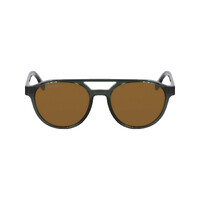 Lacoste L6008S 035-53 Transparent Grey / Solid Brown Lenses