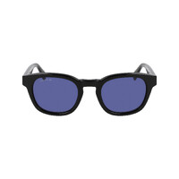 Lacoste L6015S 001-49 Black / Solid Blue Lenses