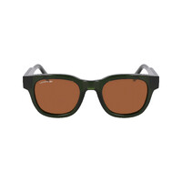 Lacoste L6023S 275-49 Khaki / Solid Brown Lenses