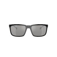 Arnette Stripe AN4251 2900Z3-58 Black Recycled / Grey Silver Mirror Polarised Lenses