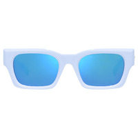 Le Specs Shmood LSP2452438 White / Blue Orange Mirror Lenses