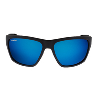 Spotters Renegade Matte Black / Ice Blue Mirror Polarised Lenses