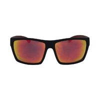 Urban Zoo Hoodlum C13 Matte Black w Matte Crystal Red Interior / Red Revo Lenses