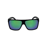 Urban Zoo Showtime C21 Matte Black / Green Revo Lenses