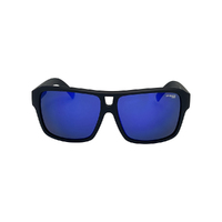 Urban Zoo Crosstown C12 Matte Black / Smoke w Blue Revo Lenses