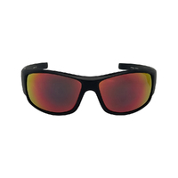 Urban Zoo Spider C13 Matte Black / Smoke w Red Revo Lenses