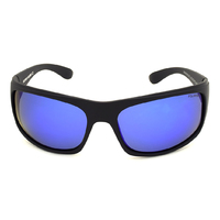 Mangrove Jacks Super Hawk C2 Matte Black / Blue Revo Polarised Lenses