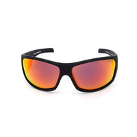 Mangrove Jacks Barra Chaser C3 Matte Black / Red Revo Polarised Lenses