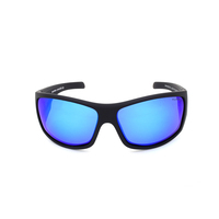 Mangrove Jacks Barra Chaser C8 Matte Black / Ice Blue Revo Polarised Lenses